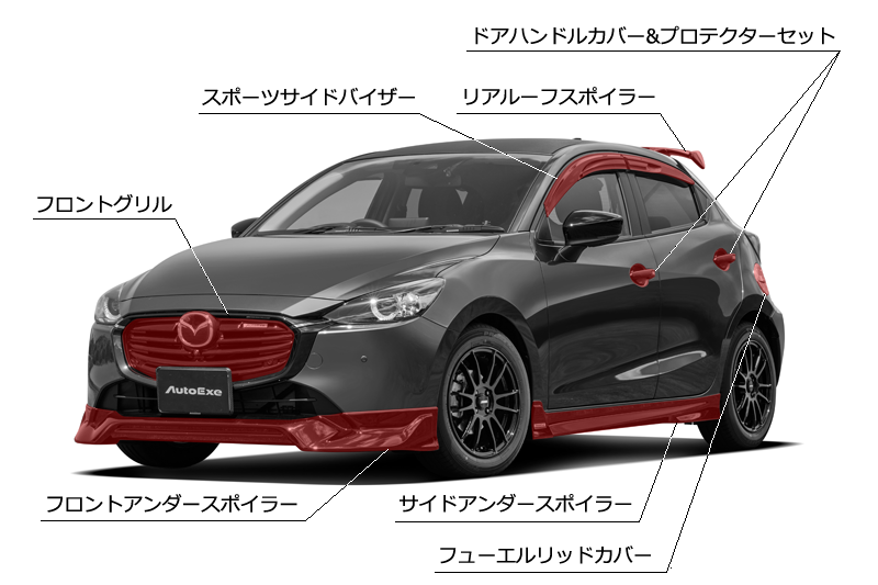 MAZDA2 / Demio (DJ / DE / DY)  AutoExe Mazda Car Tuning & Customization