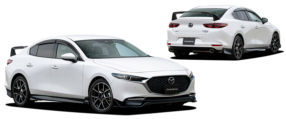 MAZDA3 カスタムパーツ ＆ アクセサリー ラインアップ | AutoExe マツダ車チューニング＆カスタマイズ