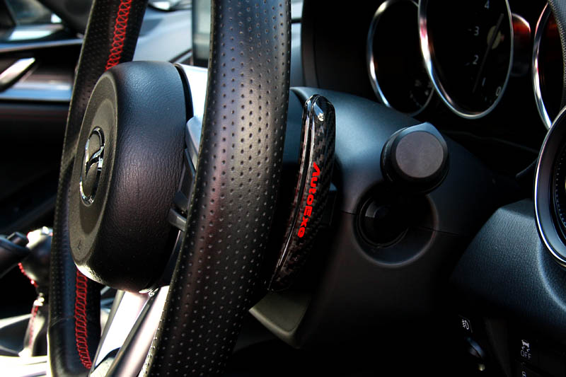 New release of carbon paddle shift lever.  AutoExe Mazda Car Tuning &  Customization